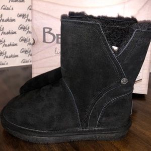 Bearpaw Pam Suede Ankle Bootie